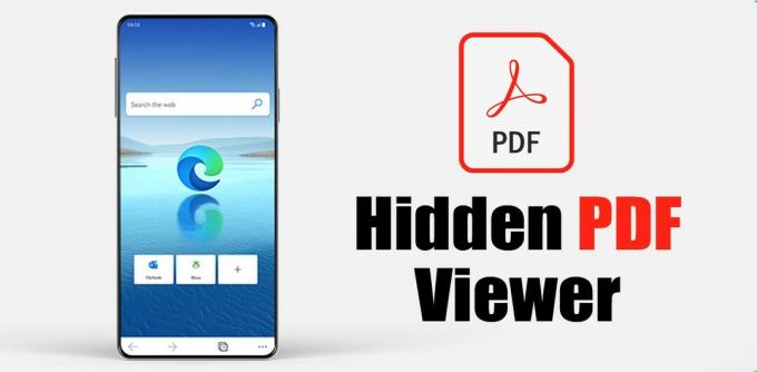 Aktiver Hidden PDF Viewer i Edge Browser for Android