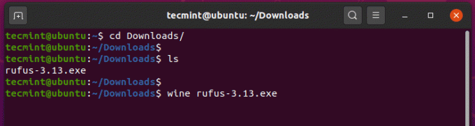 Запустите программу Windows в Ubuntu