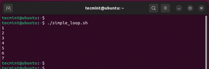 Bash For Loop לדוגמה