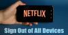 Kuidas Netflixis kõikidest seadmetest välja logida (lauaarvuti ja mobiil)