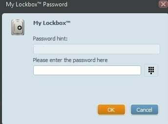 Чтобы разблокировать приложение, введите пароль и нажмите «ОК».