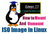 Een ISO-image koppelen en ontkoppelen in RHEL/CentOS/Fedora en Ubuntu