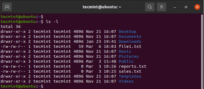 Список файлов в Linux