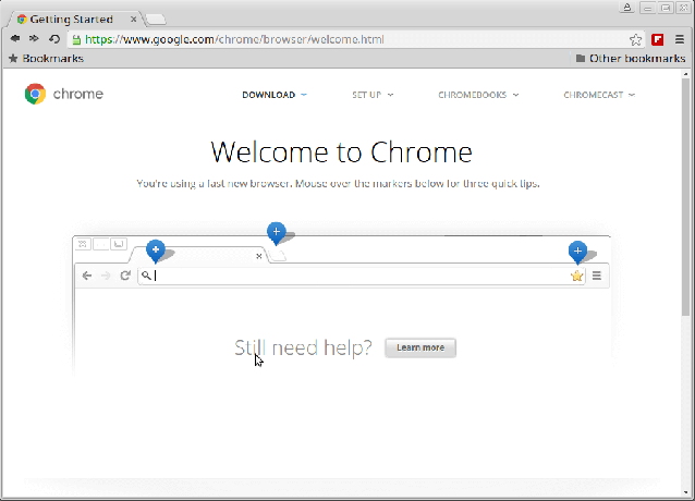 Добро пожаловать, Google Chrome