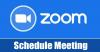 Ako naplánovať zoom stretnutie na webe, počítači a mobile