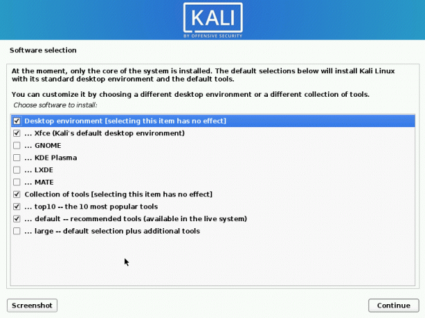Установщик Kali Linux