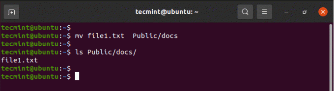 Переместить файлы в Linux