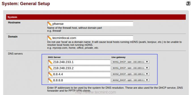 Добавить IP-адреса DNS
