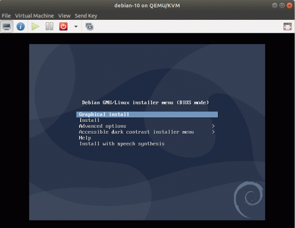 Установка виртуальной машины Debian