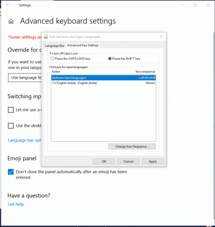исправить Caps Lock, не работающий в Windows 10