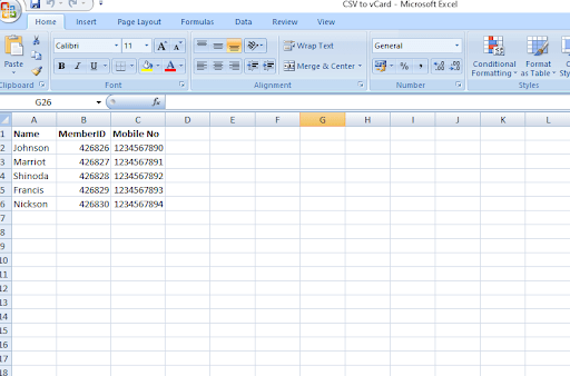 file Excel
