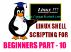 Понимание и запись «переменных Linux» в сценариях оболочки