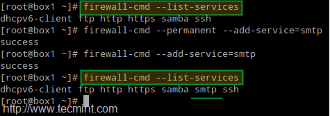 Otevřete port poštovního serveru ve bráně firewall