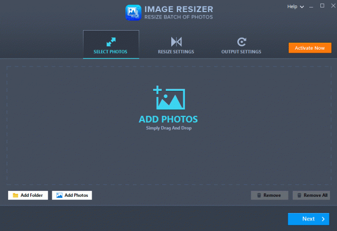 Image Resizer - изменение размера пакета фотографий