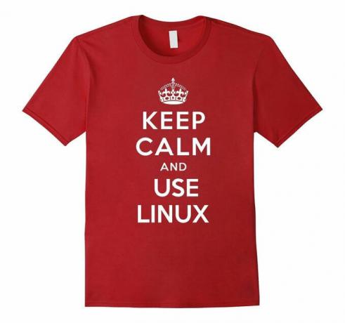 Bleib ruhig und benutze Linux T-Shirt 