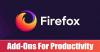 5 migliori componenti aggiuntivi di Firefox per la produttività