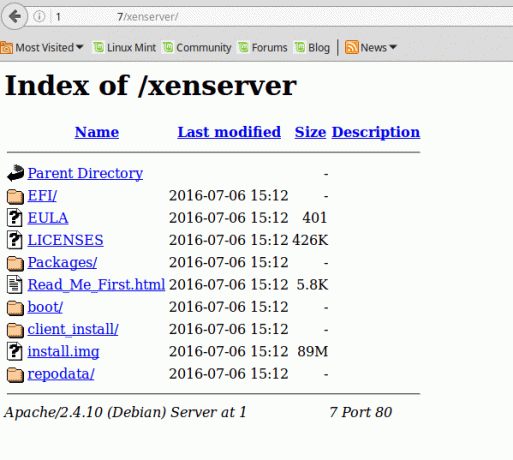 Файлы установки XenServer
