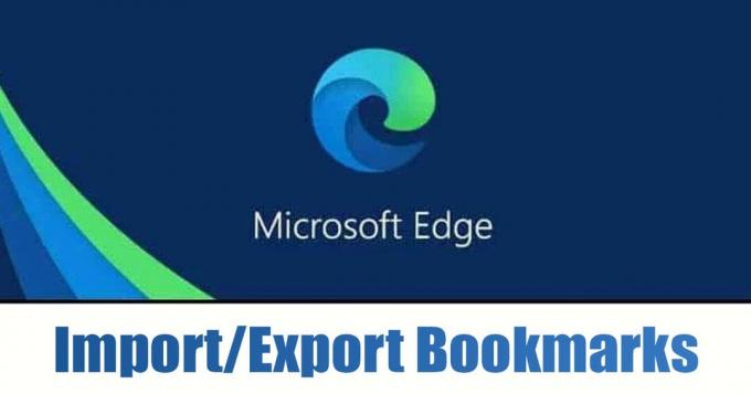 Exportați și importați marcaje în browserul Edge