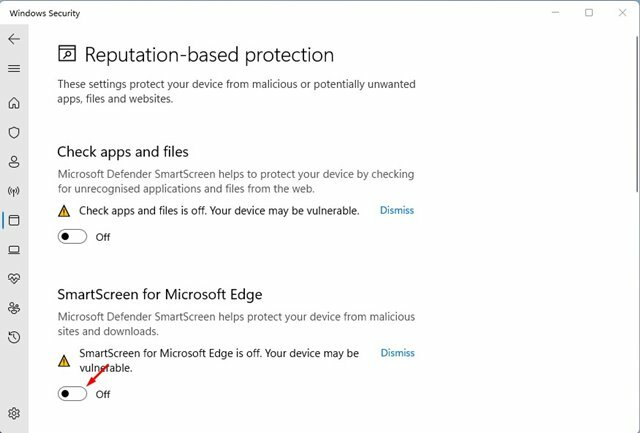 SmartScreen для Microsoft Edge