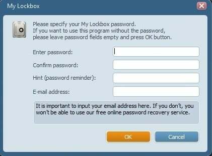 Установить пароль