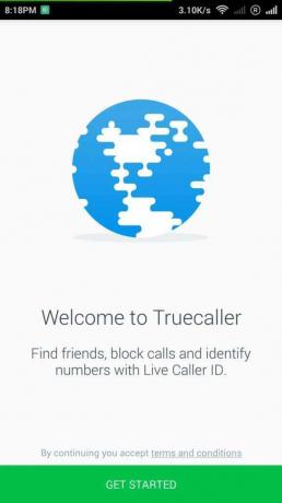Deschideți aplicația Truecaller