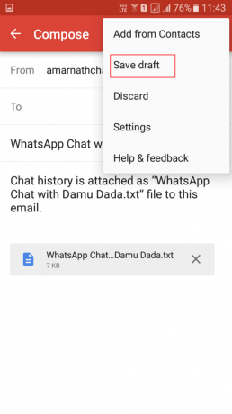 Перетворити розмову WhatsApp у формат TXT