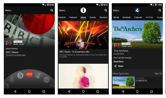 aplicație radio FM pentru Android fără internet