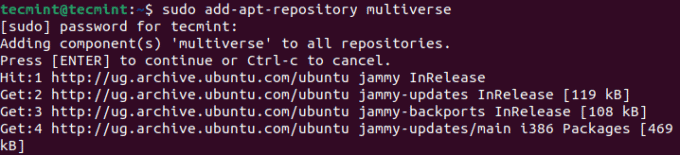 Instalați Multiverse Repository în Ubuntu