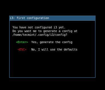 Créer un fichier de configuration i3