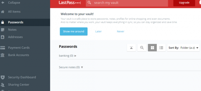 Lastpass-wachtwoord - onbeperkt wachtwoord