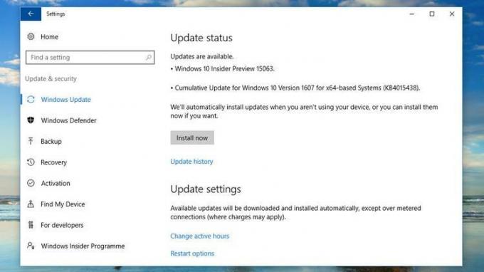 განაახლეთ Windows 10