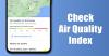Как проверить индекс качества воздуха (AQI) в Google Maps