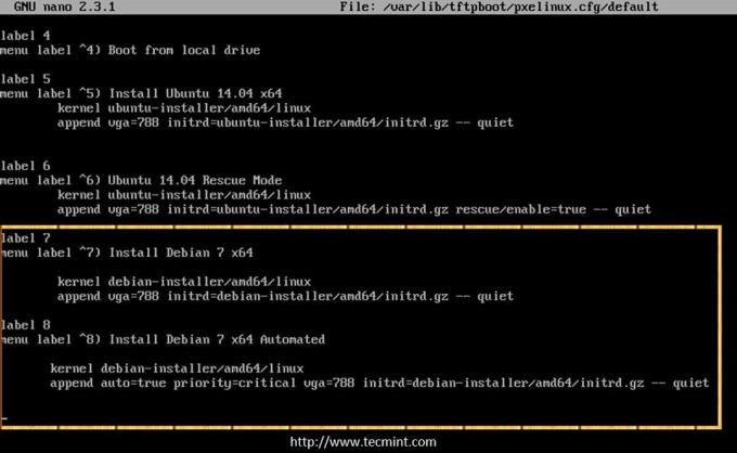 A Debian hozzáadása a PXE Boot rendszerhez