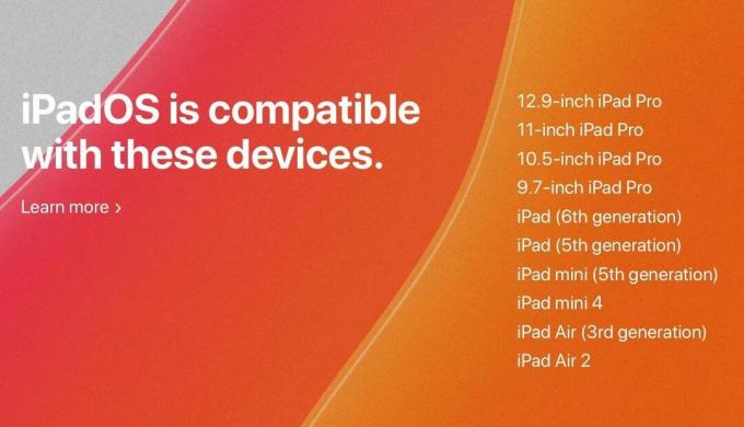 Compatibilitate iPadOS 13