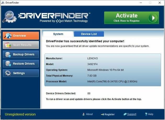 Driver Finder - інструмент оновлення драйверів