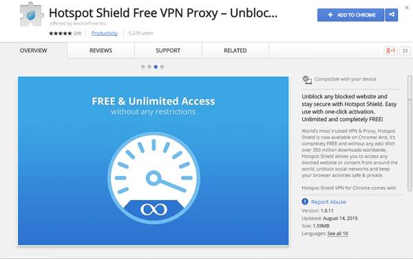 VPN Hotspot Sheild