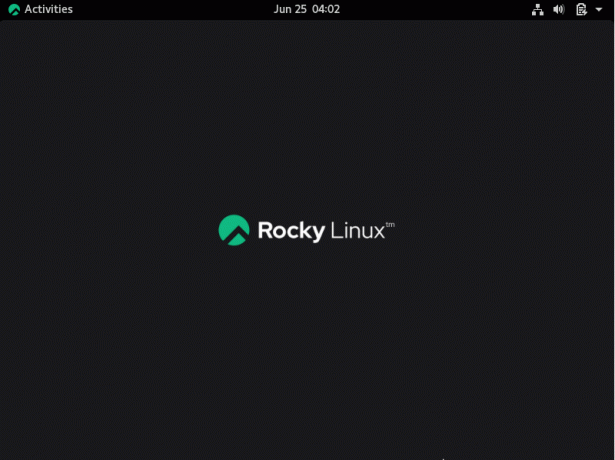 Rocky Linux -työpöytä