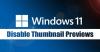 Cum să dezactivați previzualizările miniaturilor din bara de activități în Windows 11