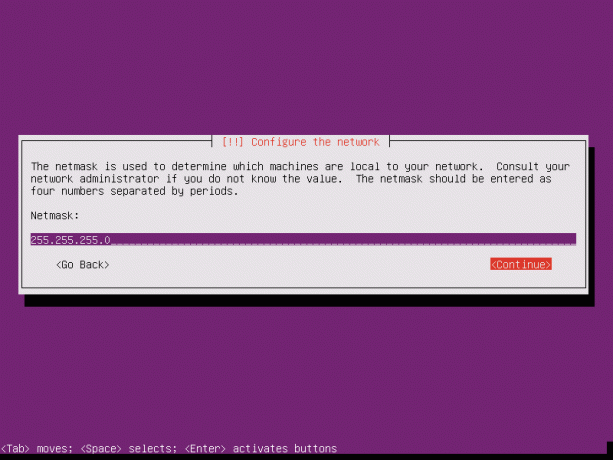Configura la maschera di rete per Ubuntu 16.04