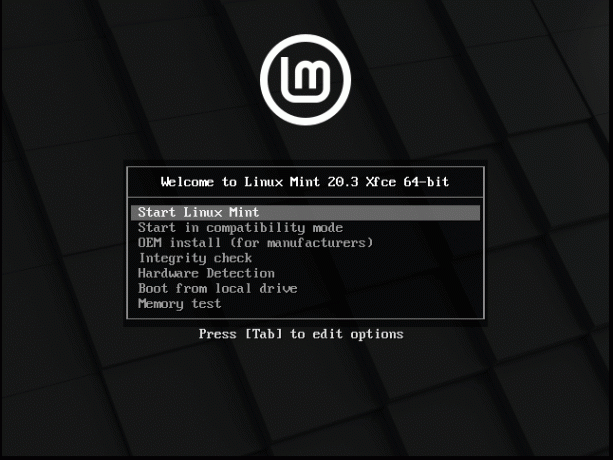 Porniți Linux Mint