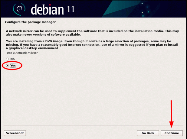 Debian 11 Netzwerkspiegel