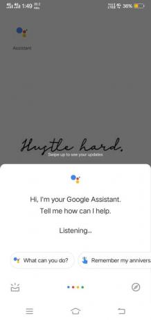 Запустите Google Assistant