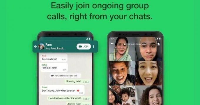 Actualizare Whatsapp pentru a te alătura apelurilor de grup (1)
