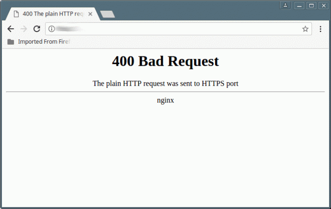 Nginx 404 잘못된 요청 오류