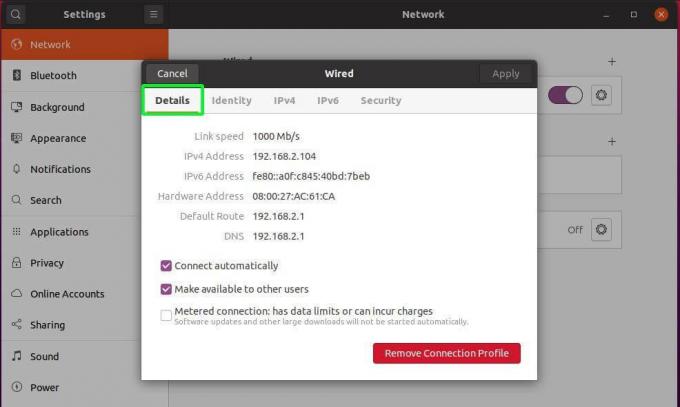 Ubuntu konfiguracija mreže