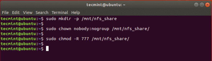 Створіть спільний доступ до NFS в Ubuntu