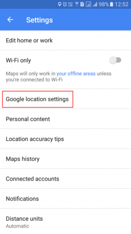 Evite que Google rastree su historial de ubicaciones