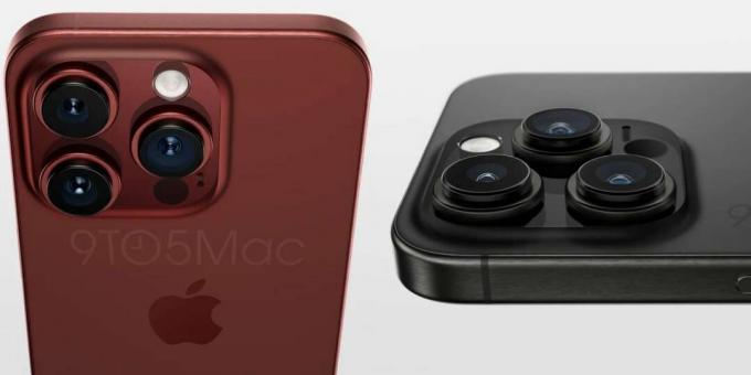 Možnosť sýtočervenej farby pre model iPhone 15 Pro