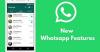 WhatsApp Beta에 다음과 같은 새로운 기능이 추가되었습니다. 여기에서 세부 정보 확인