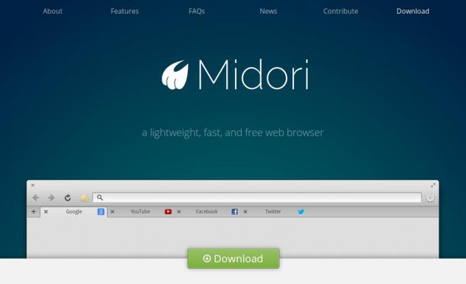 Installieren Sie den Midori-Webbrowser unter Linux